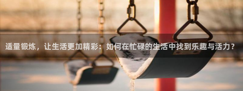 vsport体育官网下载软件：适量锻炼，让生活更加精彩：如何